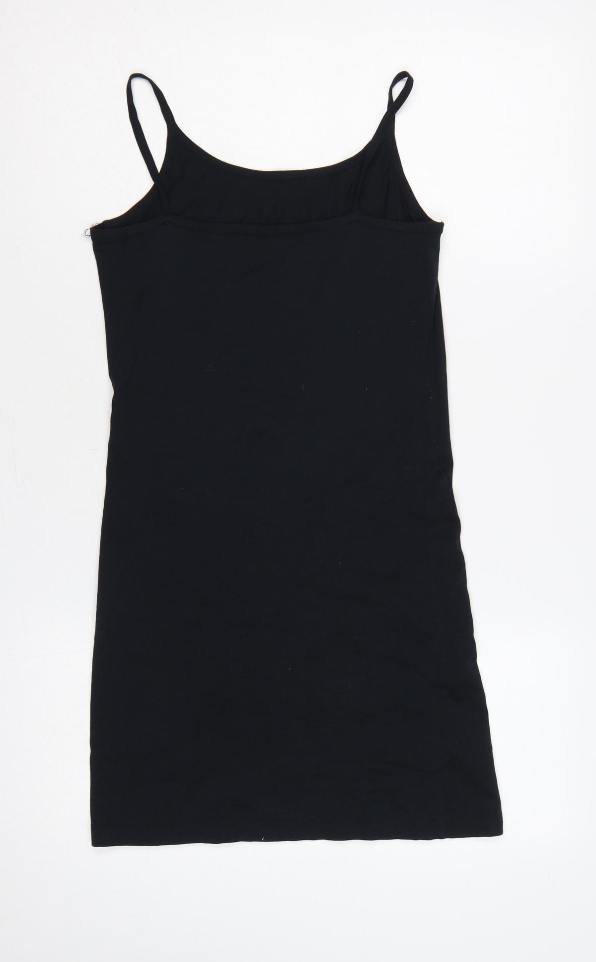 New Balance Women’s Black XS Bodycon Jersey Strappy Knee Dress