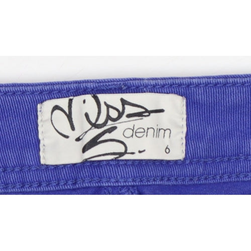 Miss Denim Women’s Purple Size 6 High Rise Skinny Jeans