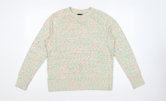 Next Women Multicoloured Size 12 Jersey Knit Raglan Long Sleeve Top
