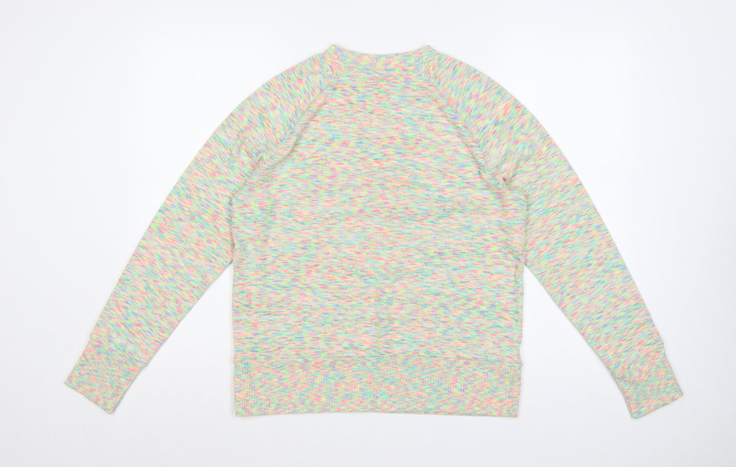 Next Women Multicoloured Size 12 Jersey Knit Raglan Long Sleeve Top