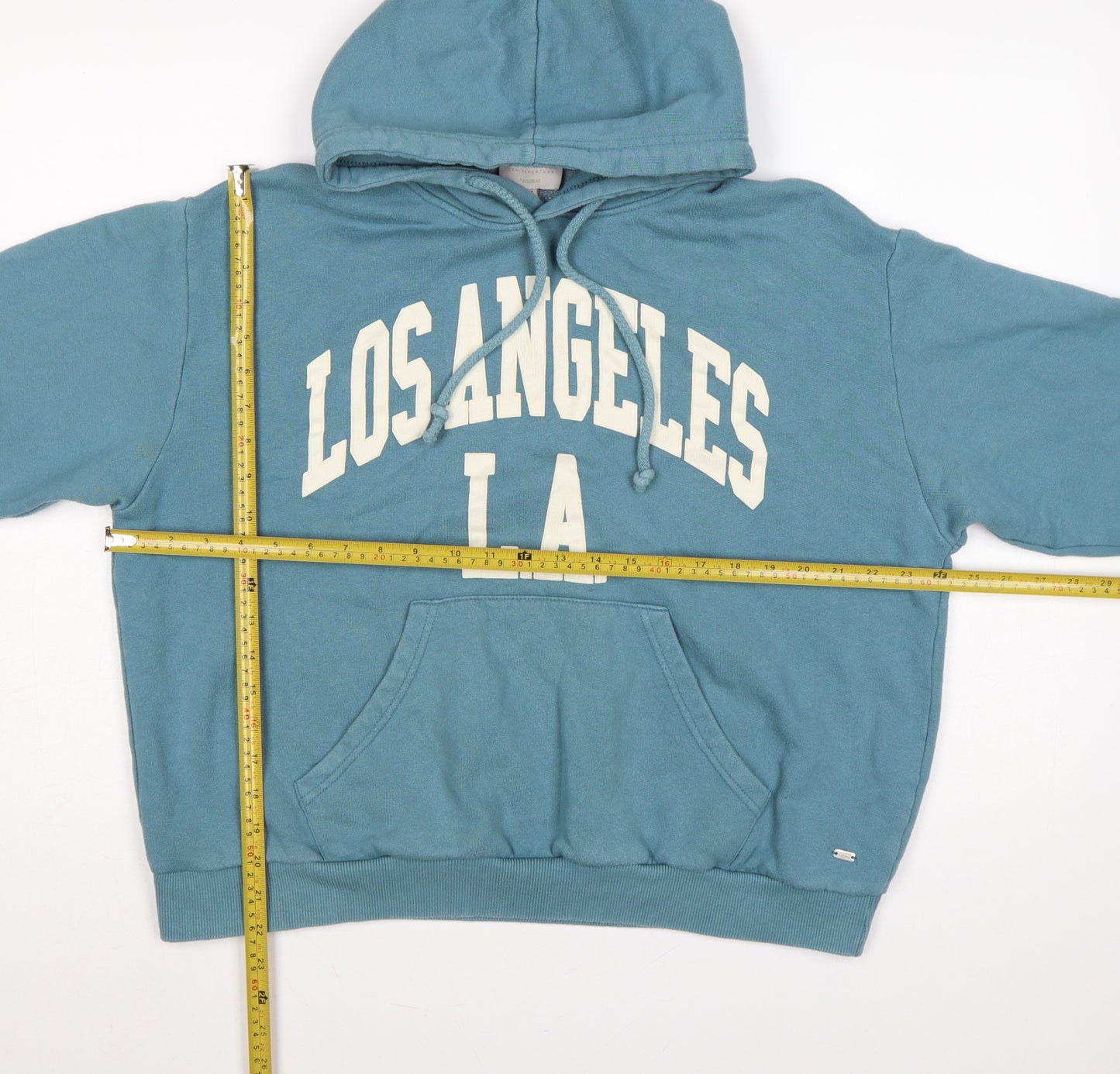 Pull&Bear Teens Blue Los Angeles LA Pullover Hoodie M