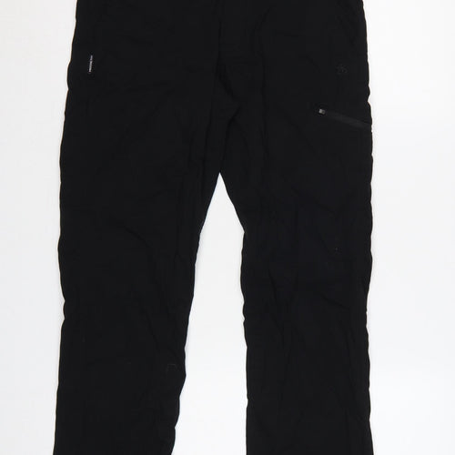 Craghoppers Men’s Black S 30in Cargo Trousers Stretch Zip Pockets