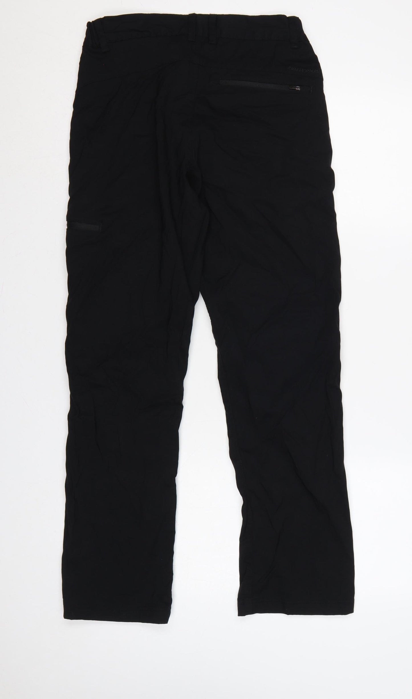 Craghoppers Men’s Black S 30in Cargo Trousers Stretch Zip Pockets