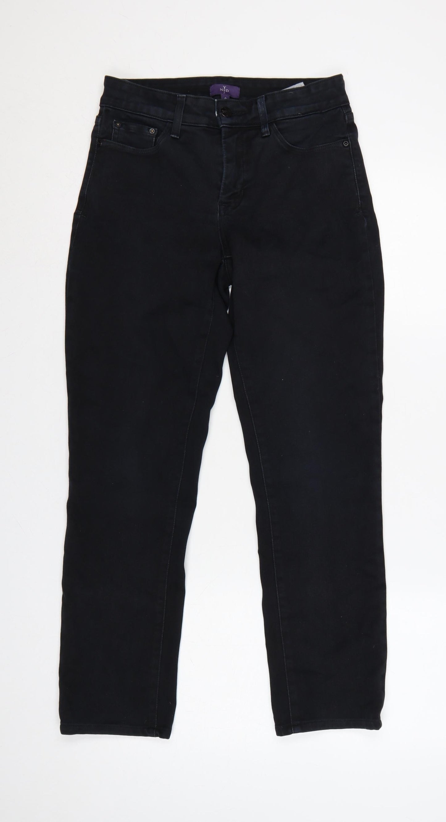 NYDJ Women’s Black UK 4 Skinny Mid Rise Stretch Jeans