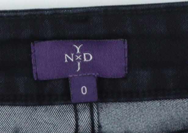NYDJ Women’s Black UK 4 Skinny Mid Rise Stretch Jeans