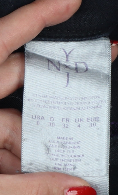 NYDJ Women’s Black UK 4 Skinny Mid Rise Stretch Jeans
