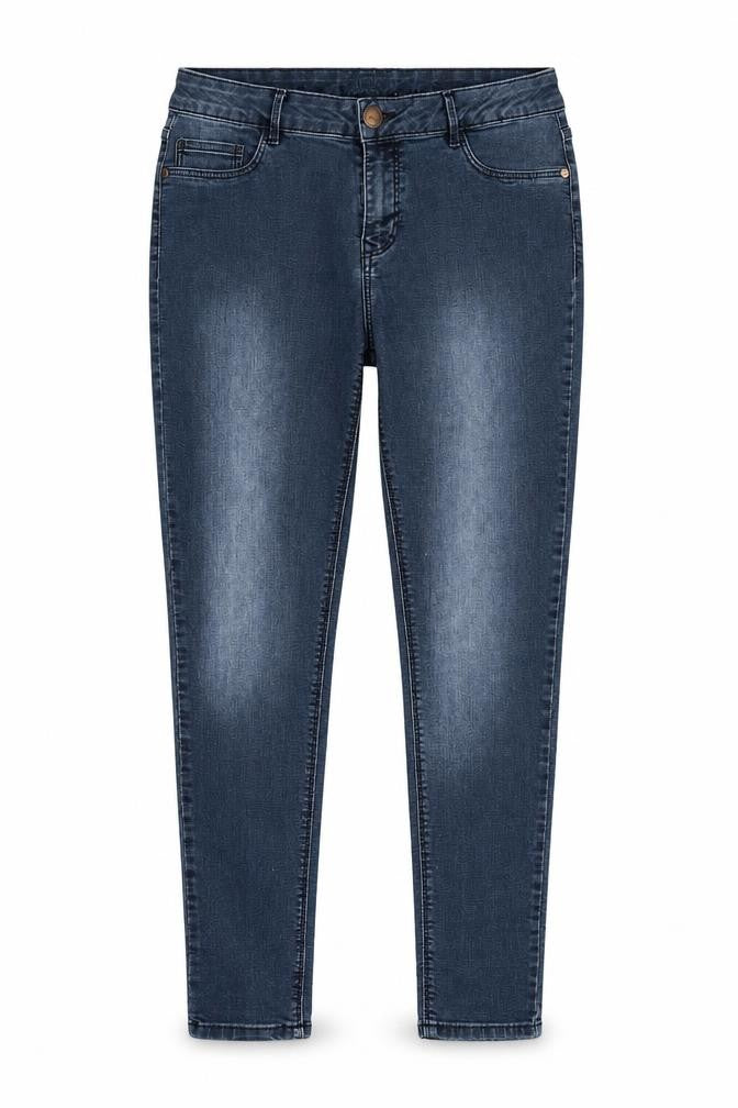 F&F Women’s Blue UK 14 Short Skinny Mid Rise Stretch Jeans