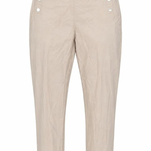 STAR Julien Macdonald Women’s Beige Size 18 High Rise Tapered Trousers