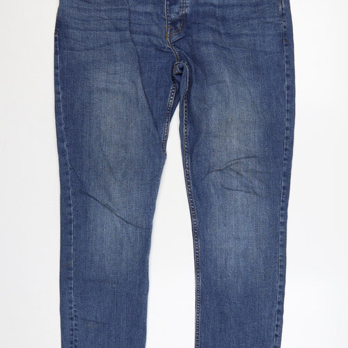 Denim Co. Men’s Blue Slim Skinny Jeans W36 L34 Stretch