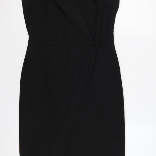 Next Women Black UK 8 Sleeveless Knee Length Pencil Dress