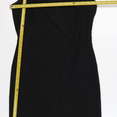 Next Women Black UK 8 Sleeveless Knee Length Pencil Dress