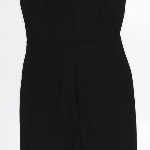 Next Women Black UK 8 Sleeveless Knee Length Pencil Dress