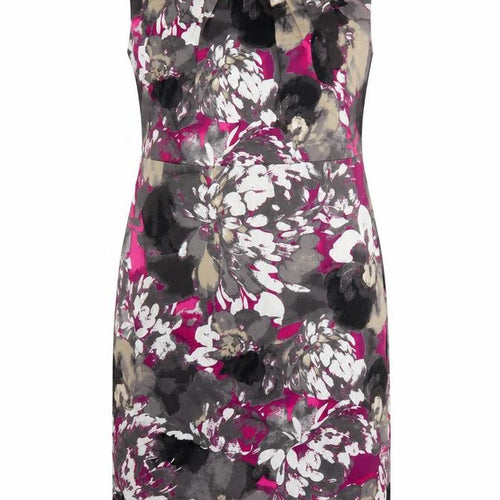 CC Women Multicoloured Floral Size 16 Sheath Knee Dress