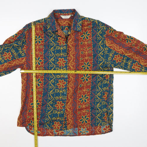 Next Women’s Multicoloured S Bohemian Floral Button-Up Blouse