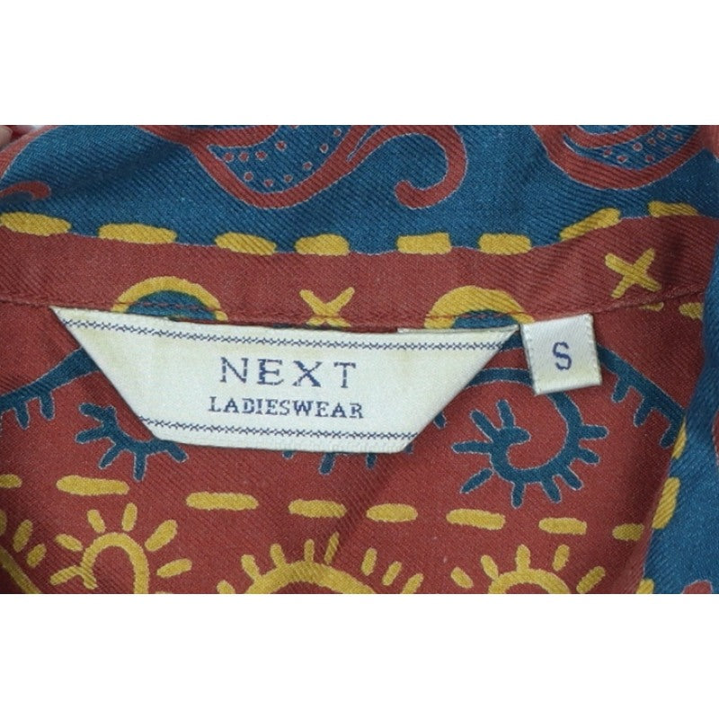 Next Women’s Multicoloured S Bohemian Floral Button-Up Blouse