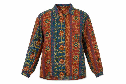 Next Women’s Multicoloured S Bohemian Floral Button-Up Blouse