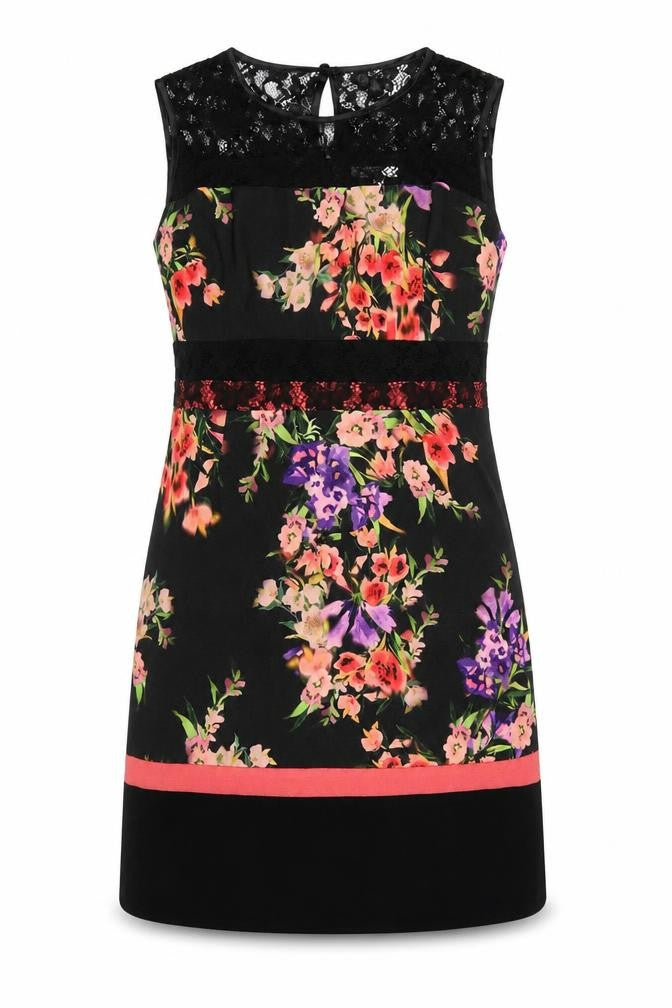 Precis Petite Women’s Multicoloured UK 16 Floral Fit & Flare Lace Dress