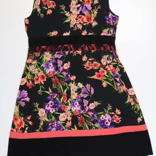 Precis Petite Women’s Multicoloured UK 16 Floral Fit & Flare Lace Dress