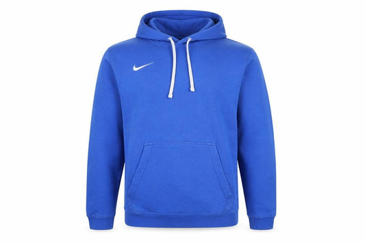 Nike Men’s Blue M Pullover Hoodie Logo Drawstring Pocket