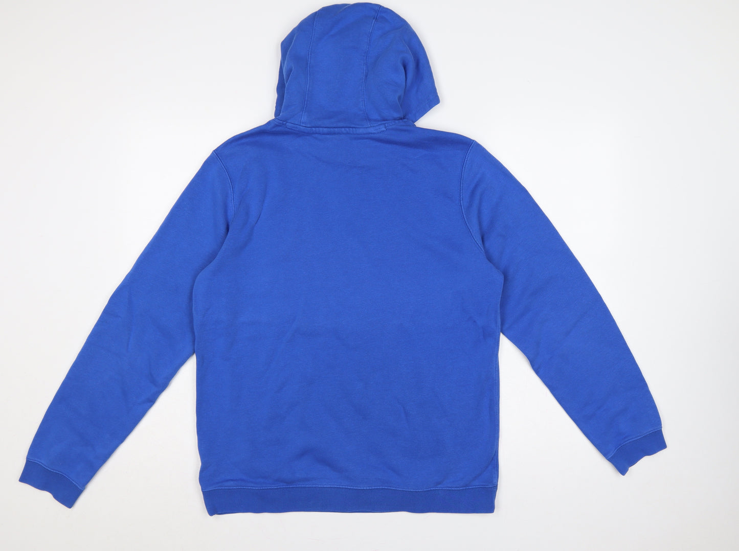 Nike Men’s Blue M Pullover Hoodie Logo Drawstring Pocket