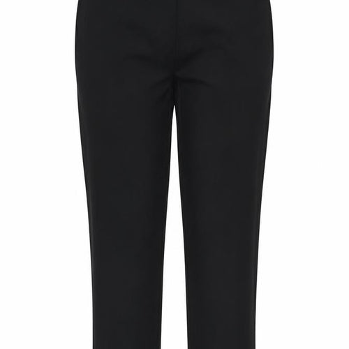 Marks & Spencer Women Black UK 12 Straight Leg Dress Trousers Pockets