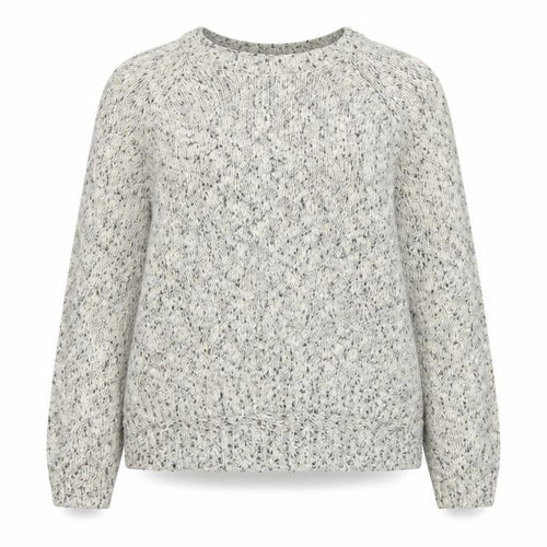 Marks and Spencer Women Grey UK 18 Chunky Knit Raglan Jumper