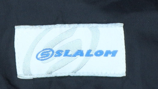 Slalom Women's Black Size 8 Insulated Snow Pants Ski Bib Trousers