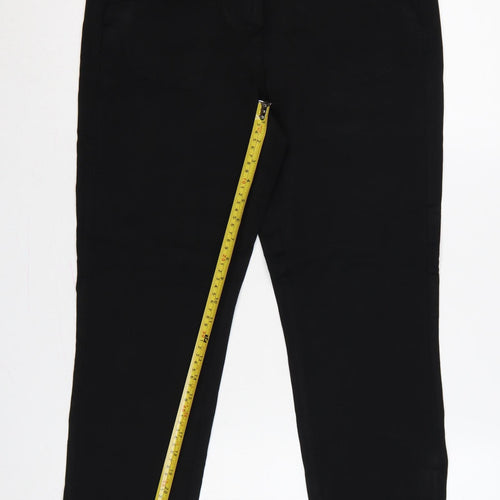Marks & Spencer Women’s Black UK 12 Long Slim Leg Work Trousers