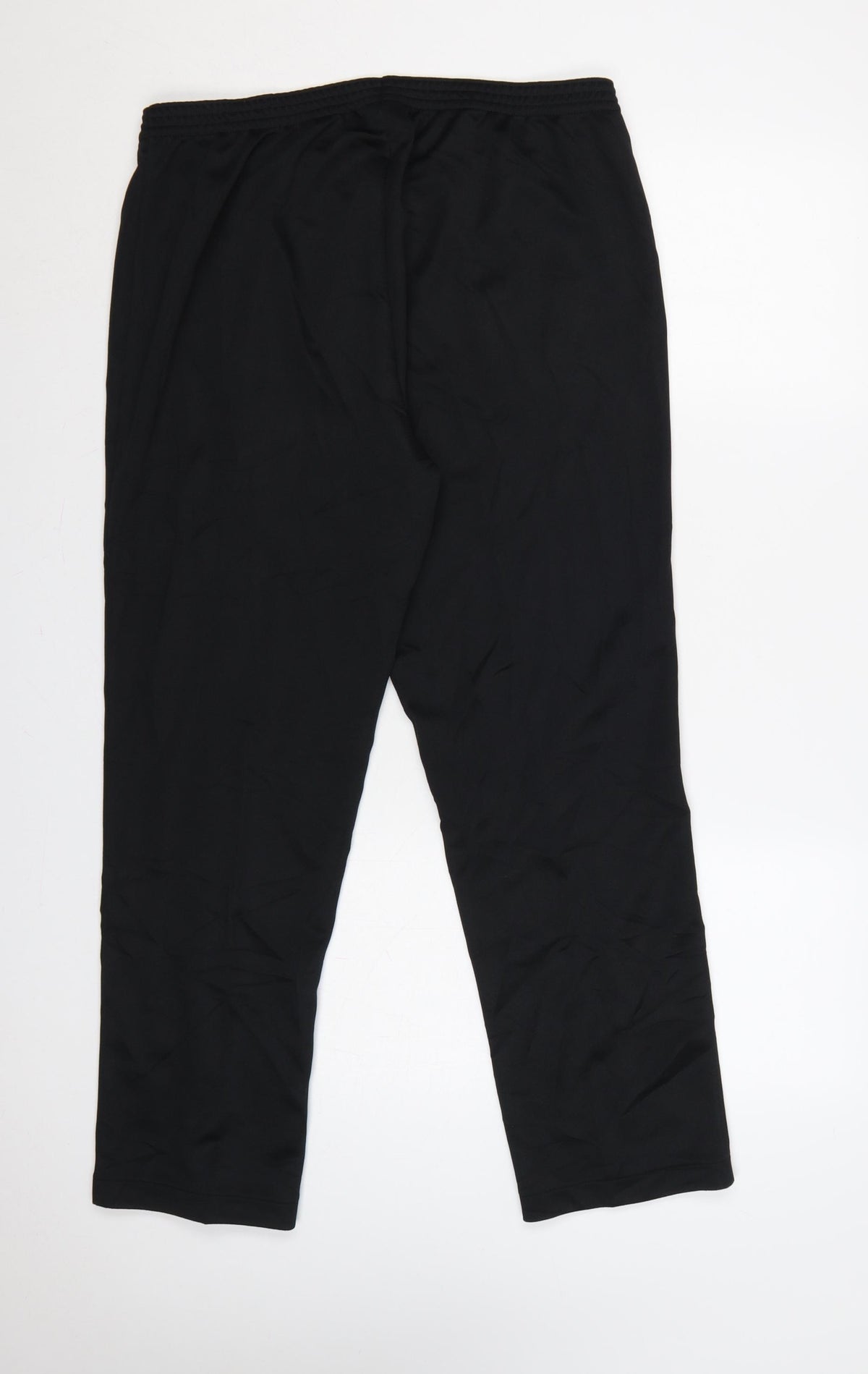 Zamart Women’s Black UK 16 Straight Leg Elastic Waist Trousers