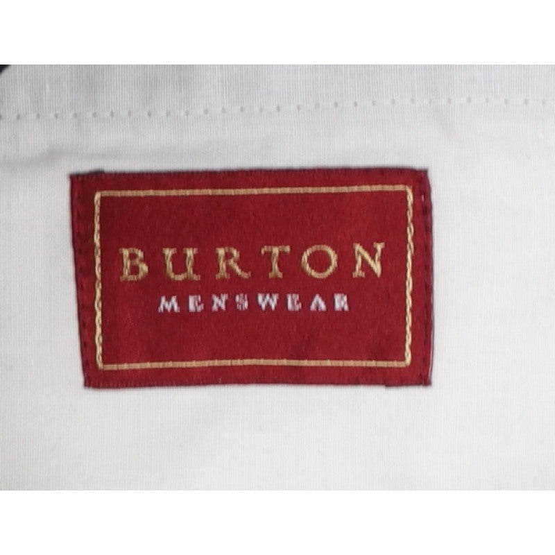 Burton Menswear Unisex Black 34 Pleated Tapered Dress Trousers