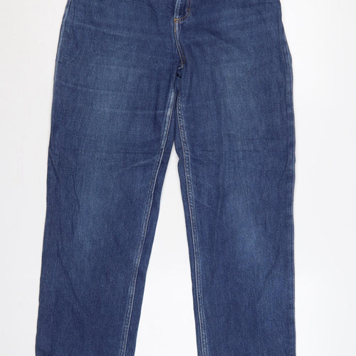 Lee Jane Women’s Blue W30 L35 High Rise Straight Jeans