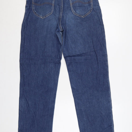Lee Jane Women’s Blue W30 L35 High Rise Straight Jeans