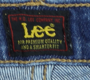 Lee Jane Women’s Blue W30 L35 High Rise Straight Jeans