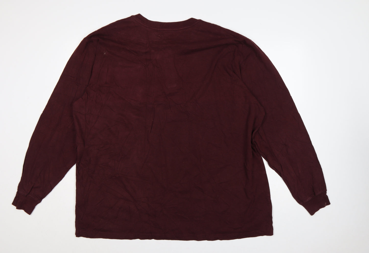 Carhartt Men’s Brown 2XL Original Fit Heavyweight Long Sleeve Henley T-Shirt