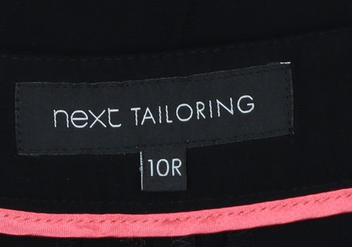 Next Women’s Black UK 10 Regular Tailoring Flared Trousers Workwear