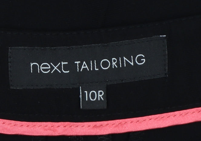Next Women’s Black UK 10 Regular Tailoring Flared Trousers Workwear