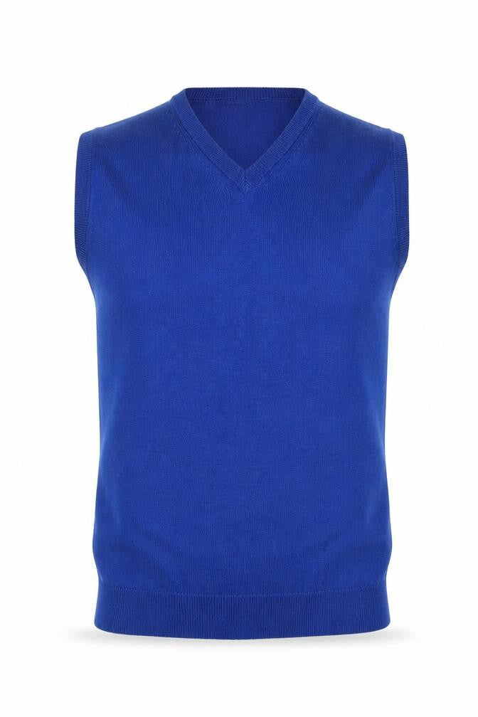James Pringle Collection Men’s Blue M V-Neck Knit Jumper Vest