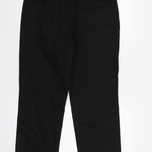 OPGEAR Men's Black 34S Straight Dress Trousers Polyester Cotton