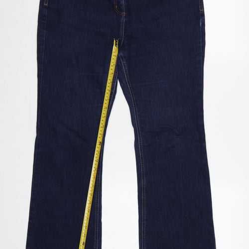 Marks & Spencer Women’s Blue UK 14 Bootcut Stretch Jeans