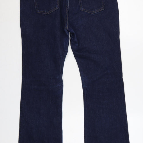Marks & Spencer Women’s Blue UK 14 Bootcut Stretch Jeans