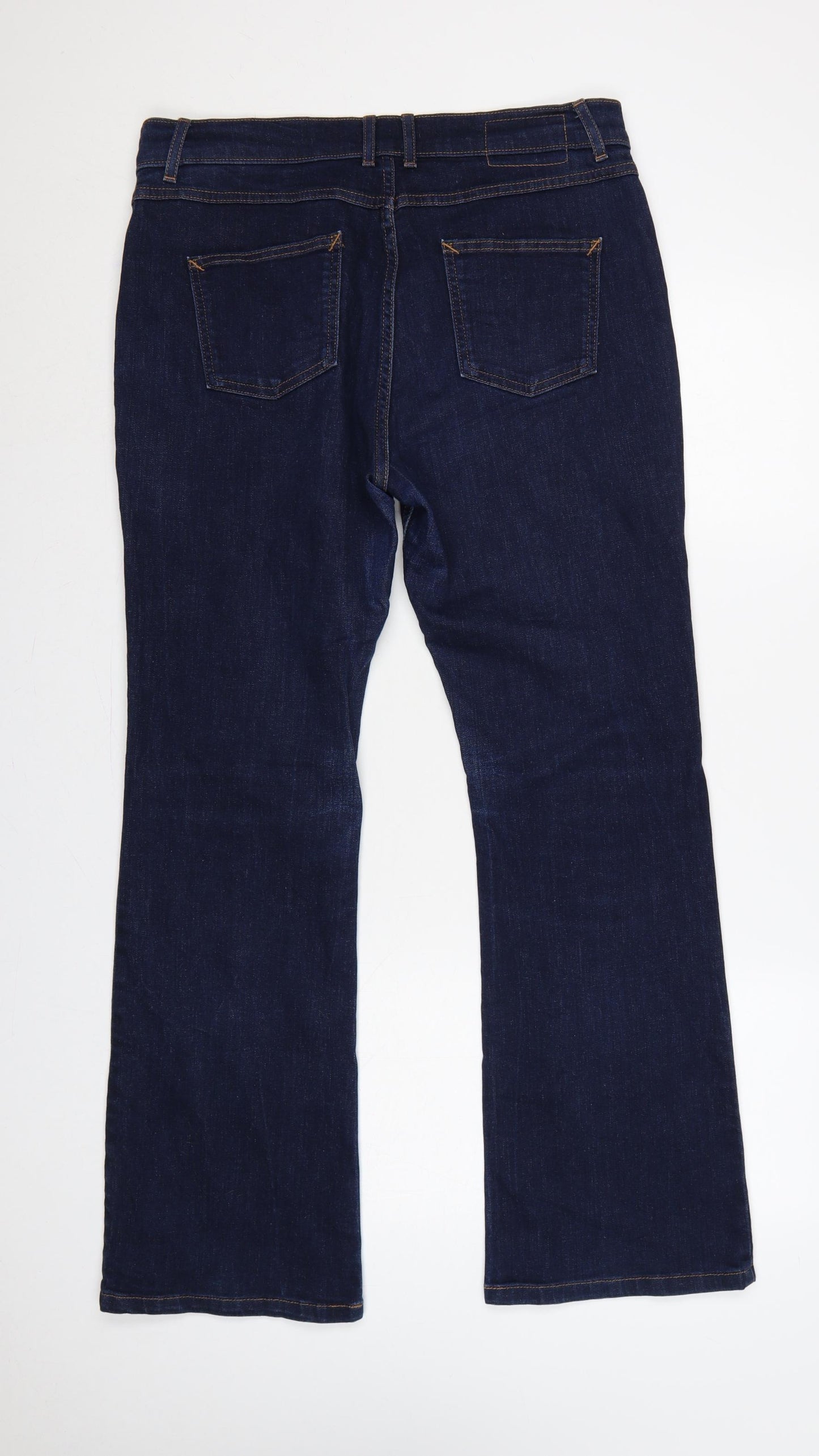 Marks & Spencer Women’s Blue UK 14 Bootcut Stretch Jeans