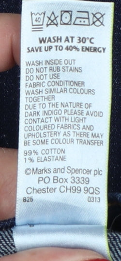 Marks & Spencer Women’s Blue UK 14 Bootcut Stretch Jeans