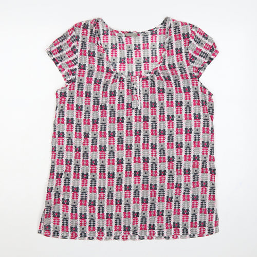 Trespass Women Multicoloured XL Floral Cotton Tunic Blouse