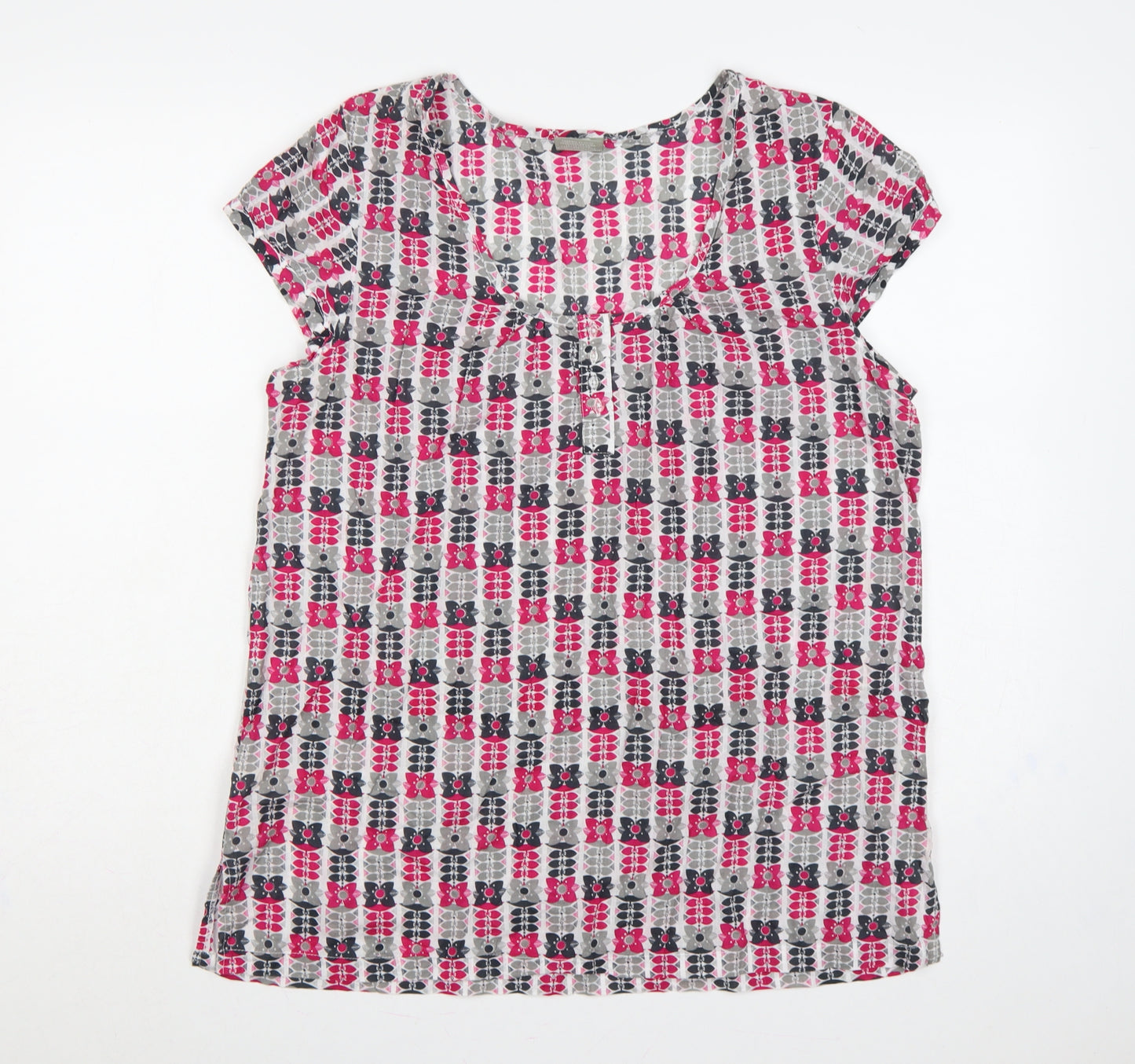 Trespass Women Multicoloured XL Floral Cotton Tunic Blouse