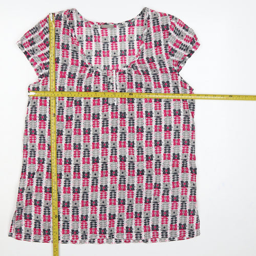 Trespass Women Multicoloured XL Floral Cotton Tunic Blouse