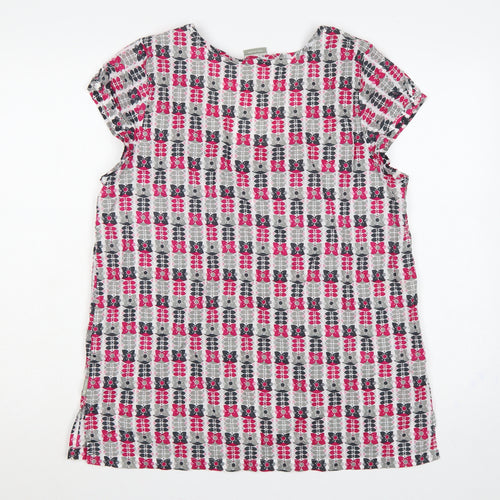 Trespass Women Multicoloured XL Floral Cotton Tunic Blouse