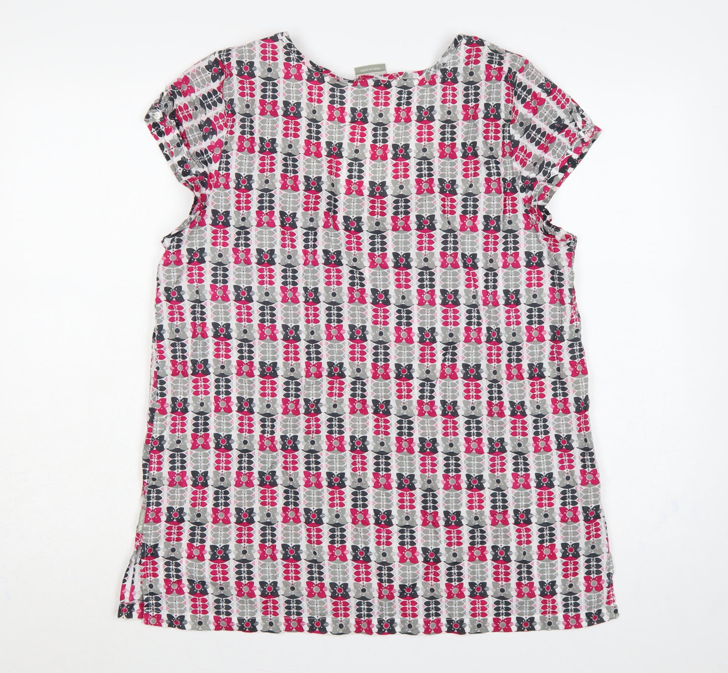 Trespass Women Multicoloured XL Floral Cotton Tunic Blouse