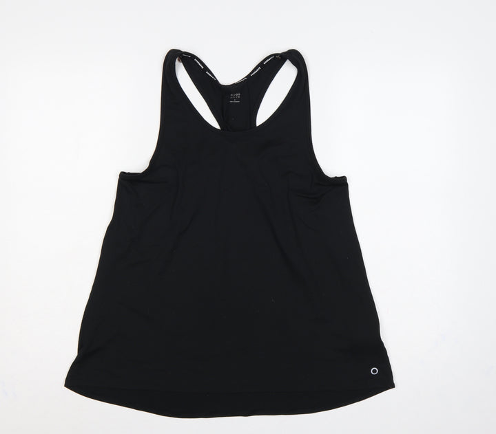 M&S Goodmove Women’s Black UK 8 Basic Racerback Gym Tank Top
