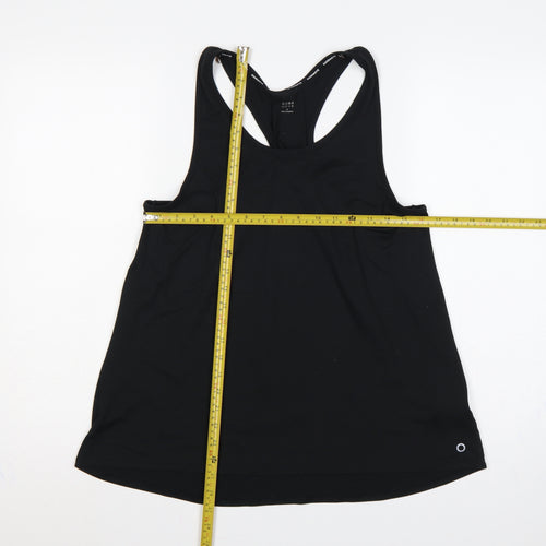 M&S Goodmove Women’s Black UK 8 Basic Racerback Gym Tank Top