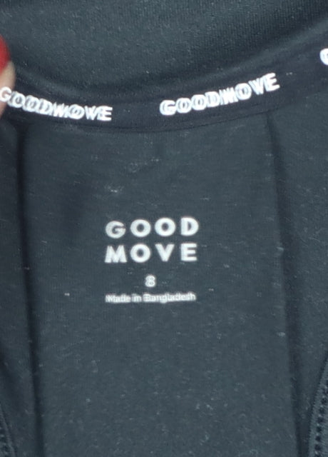 M&S Goodmove Women’s Black UK 8 Basic Racerback Gym Tank Top